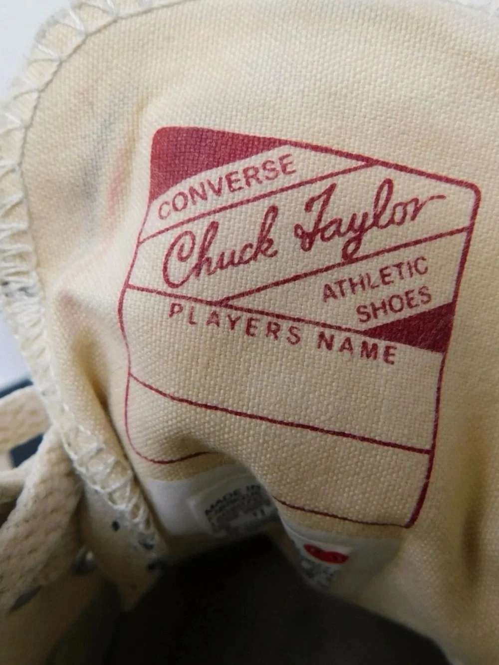 Comme Des Garcons x Converse Chuck Taylor Canvas Low-Top Sneakers Men’s 9 - Picture 8 of 9